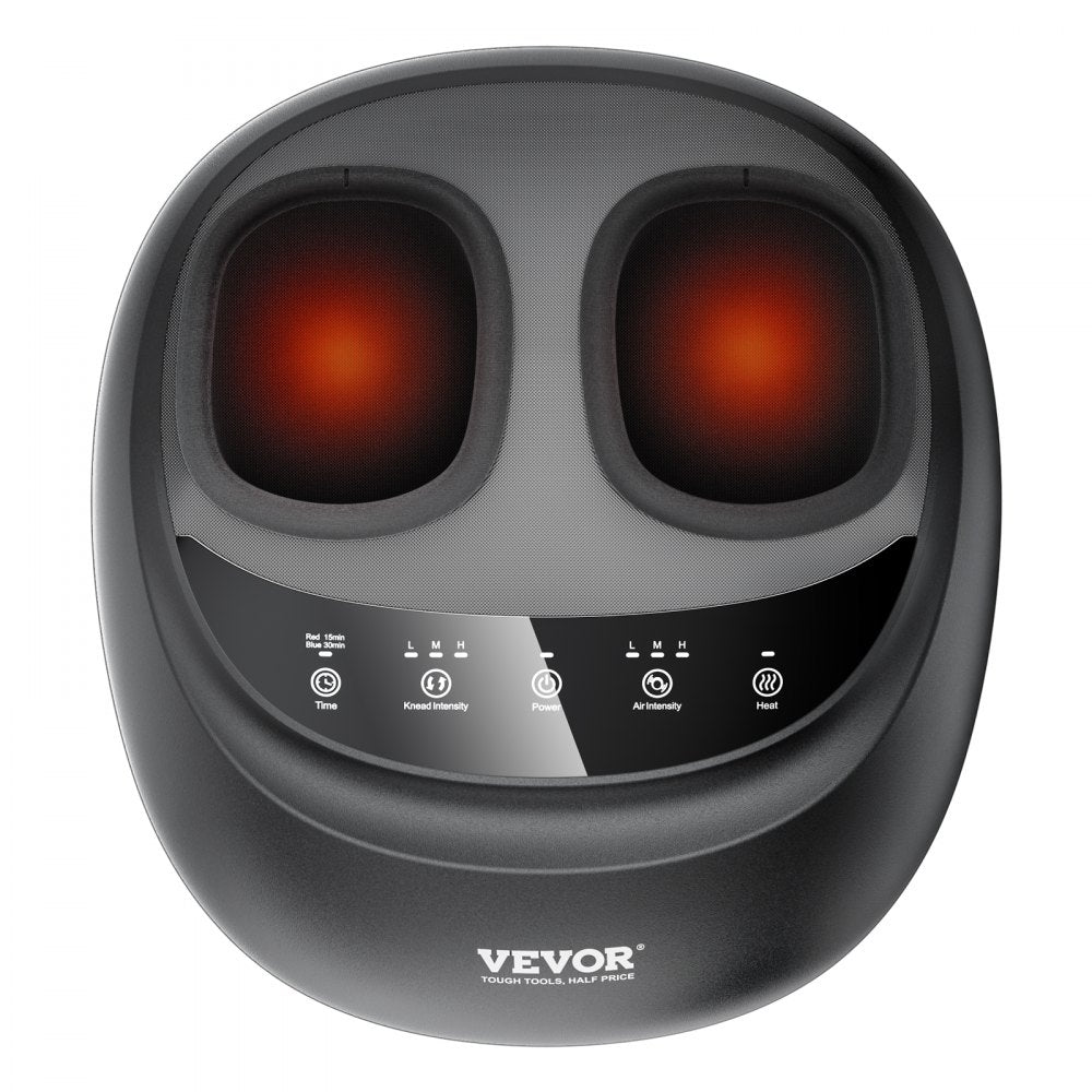VEVOR Shiatsu Foot Massager Heated Deep Kneading Feet Massager for Pain Relief 