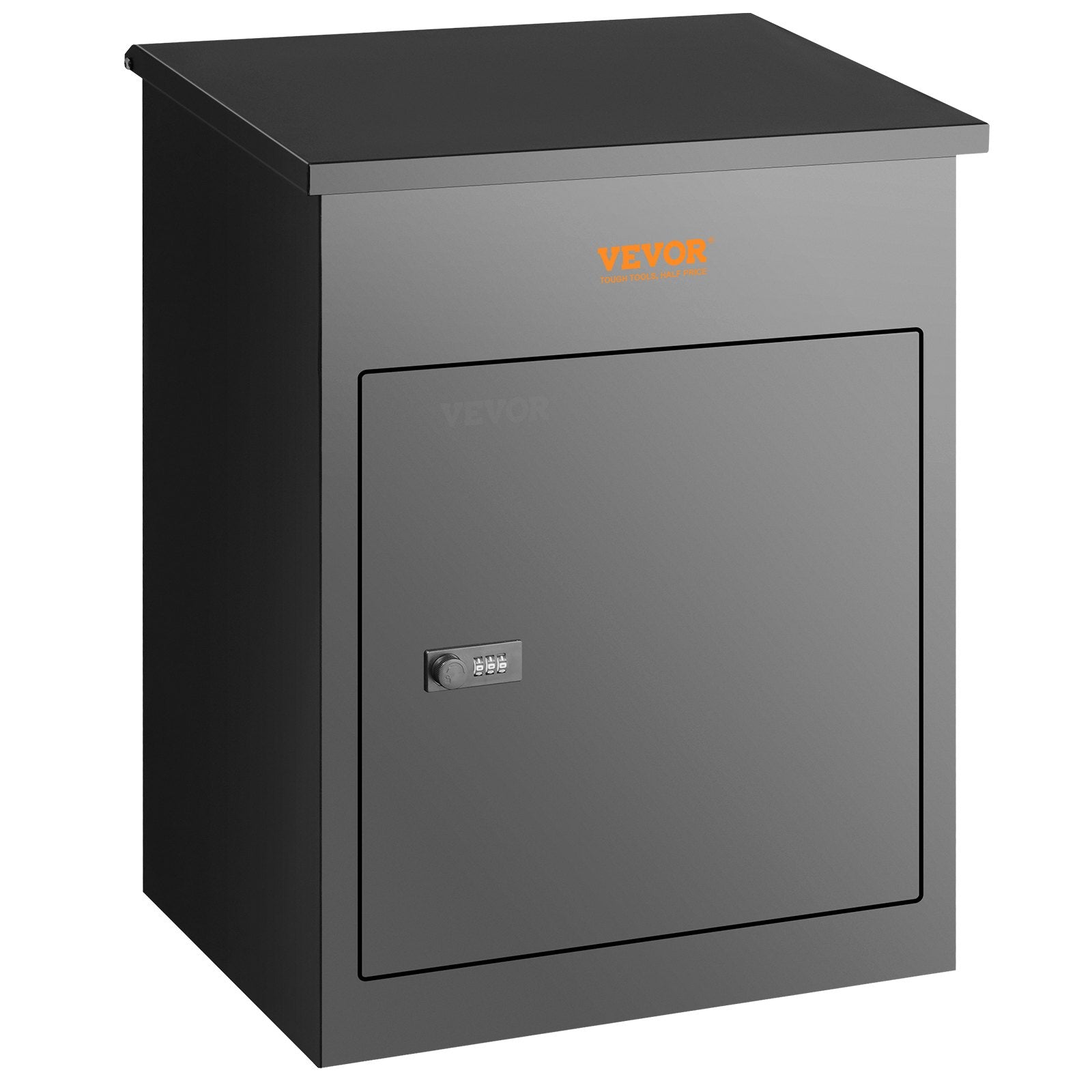 VEVOR Mailboxes for Outside 17.3"x13.8"x22.8", Galvanized Steel Package Delivery Boxes for Outside with Coded Lock, Anti-Theft Baffle, IPX3 Waterproof Delivery Box for Packages for Porch, Curbside 