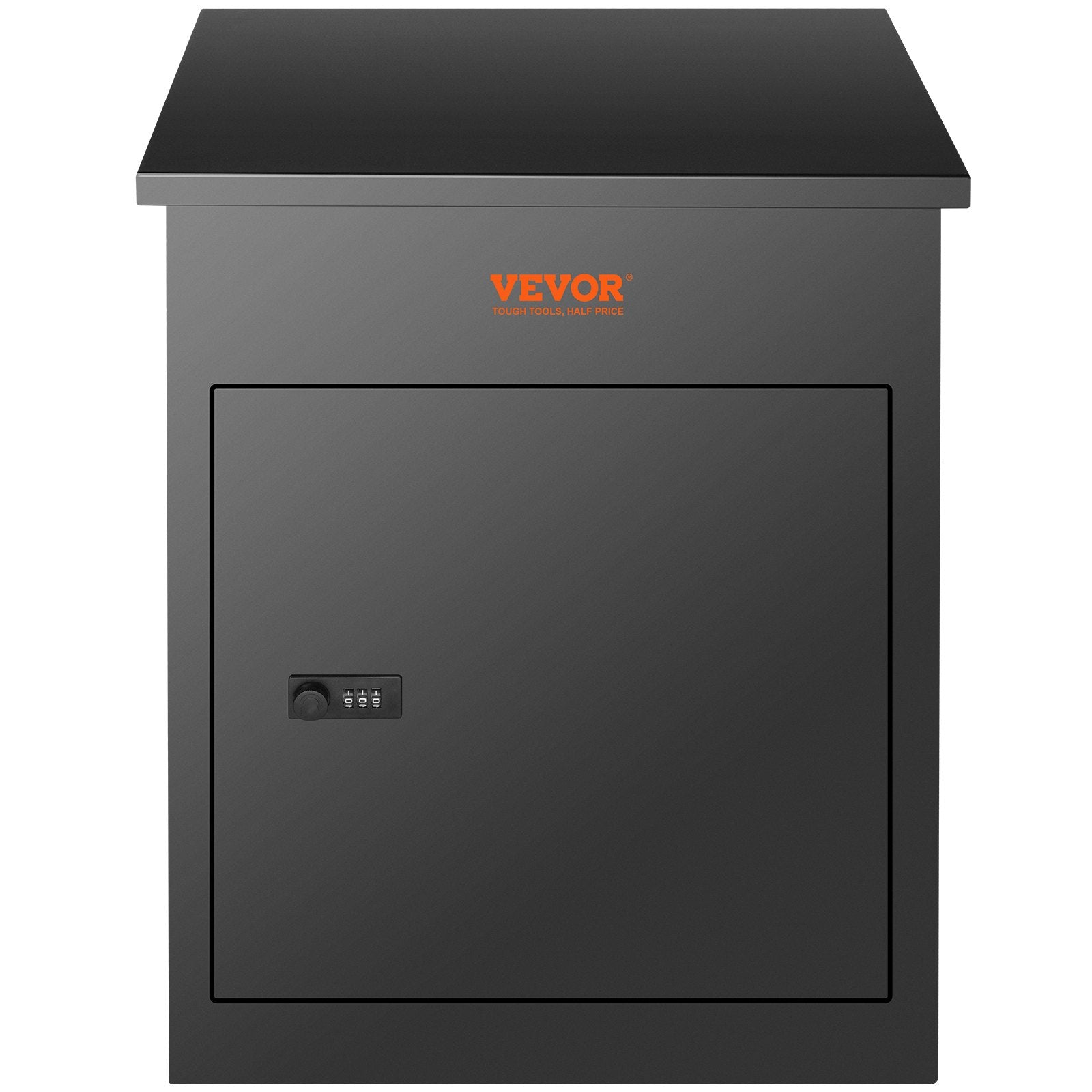 VEVOR Mailboxes for Outside 17.3"x13.8"x22.8", Galvanized Steel Package Delivery Boxes for Outside with Coded Lock, Anti-Theft Baffle, IPX3 Waterproof Delivery Box for Packages for Porch, Curbside 