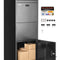 VEVOR Package Delivery Boxes for Outside 47.2 in Lockable Parcel Drop Box