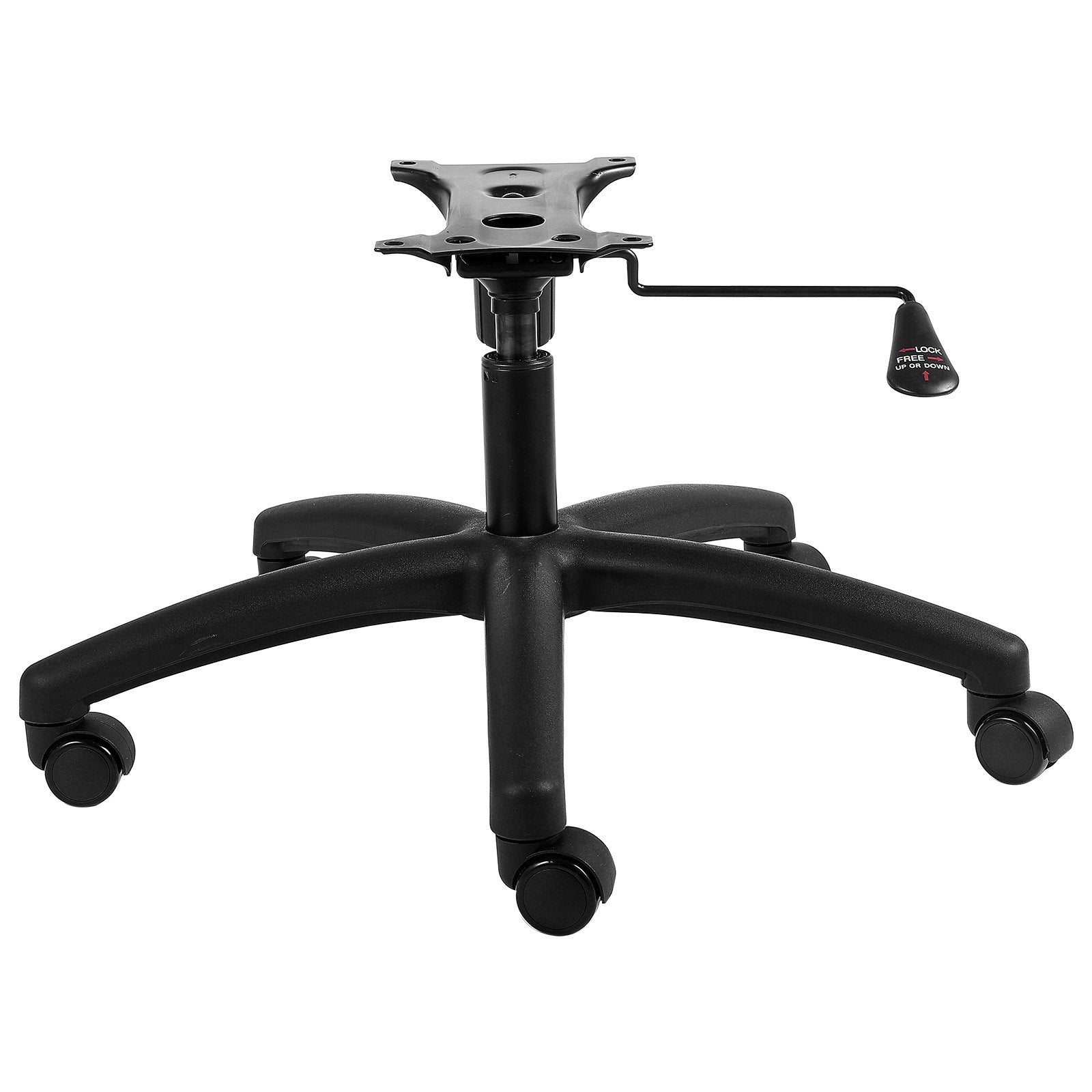 VEVOR Office Chair Base Replacement 28" Swivel Chair Base 2500 lbs 4" Stroke 
