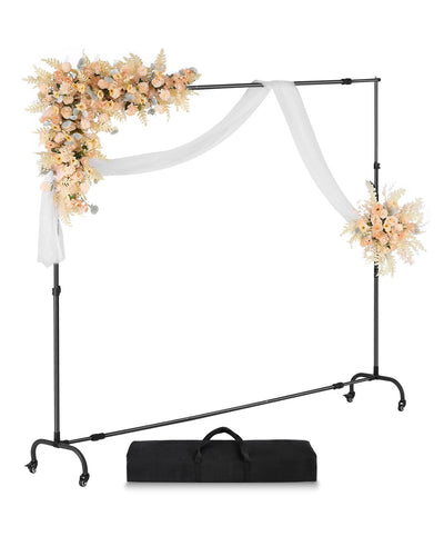 VEVOR Backdrop Stand Movable Stand Kit 7 x 10 ft for Party & Photo Video Studio 