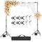 VEVOR Backdrop Stand Background Stand Kit with 2 Tripod for Party & Photo Studio