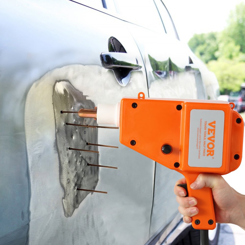 VEVOR Stud Welder Kit, 5500 Stud Welder Dent Repair Kit, 800VA Spot Welder Stud, 110V Welder Stud Kit, Stud Gun Dent Puller Kit with Complete Accessories, Dent Welder Repair for Auto Body Repairing 