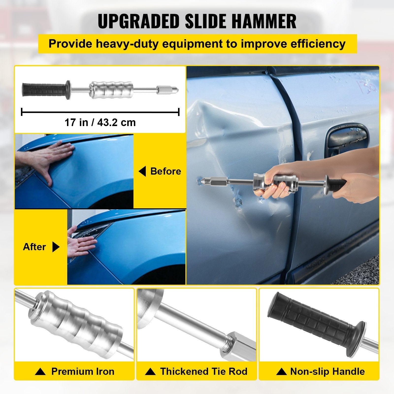 Spot Welder Auto Body Stud Welder 110V With Slide Hammer Stud Welder Starter Kit Repair 800VA +1000 Nails 