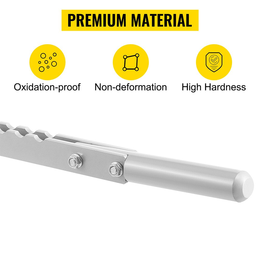 VEVOR Dent Pull Lever Bar 6 Claw Hook Dent Puller Single Leg Lifter Portable Dent Pull Bar Aluminum Alloy for Car Dent Repairing 