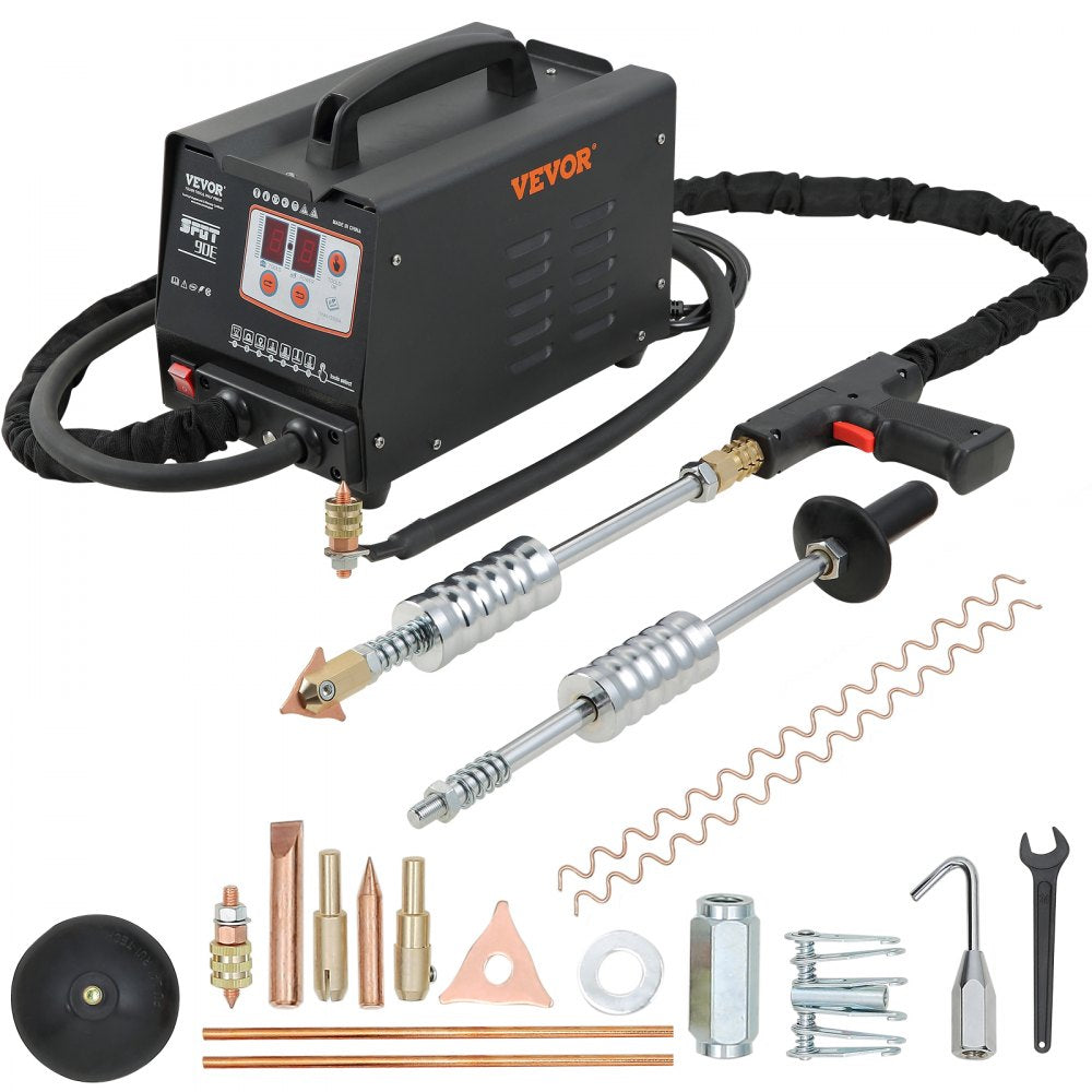 VEVOR Stud Welder Dent Repair Kit, 3000W 110V, Spot Welder Dent Puller, 7 Models Spot Welding Machine for Car Body Dent Repair 