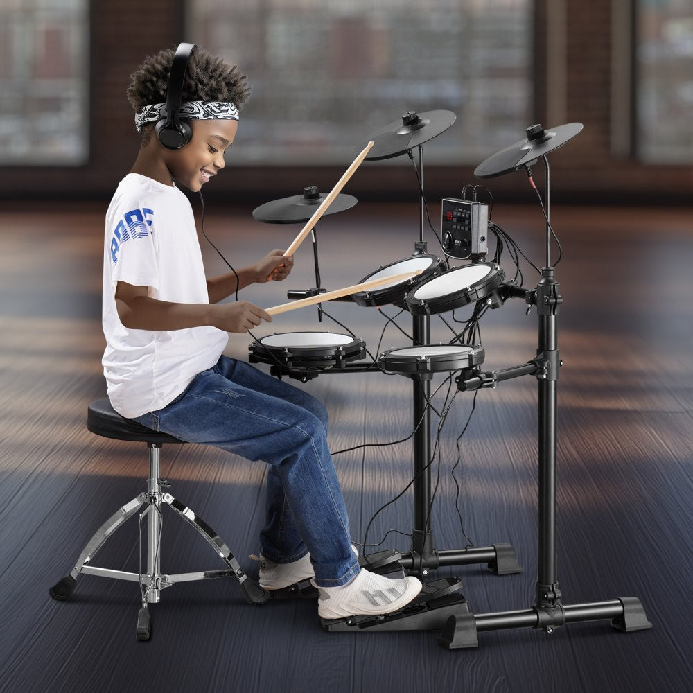 VEVOR Electric Drum Set Electronic Drum Kit 150 Sounds for Beginners & Adults 