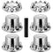 VEVOR Rear&Front Axle Cover Combo Kit ABS Lug Nut Covers with Nut Cover Tools