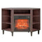 VEVOR Electric Fireplace TV Stand Corner TV Stand for TVs up to 50