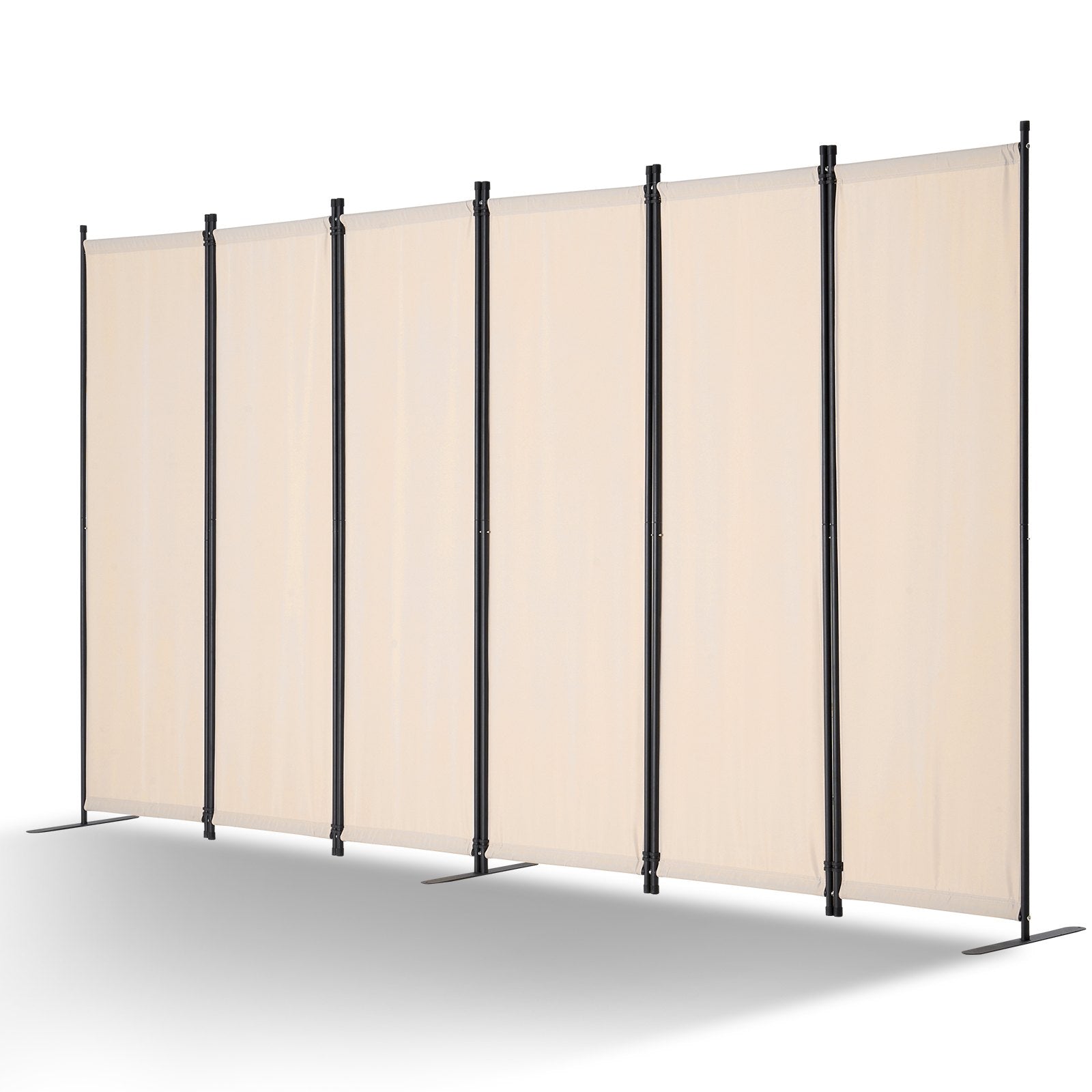 VEVOR Room Divider 6 Panels Fabric Room Privacy Screen for Office Bedr