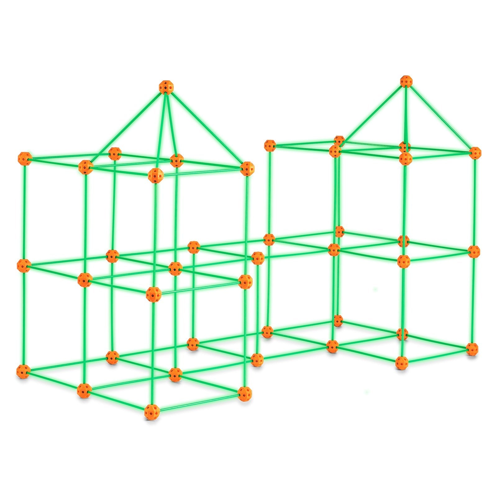 VEVOR Tent Fort Building Kit for Kid Glow In The Dark STEM Construction Toy 140P 