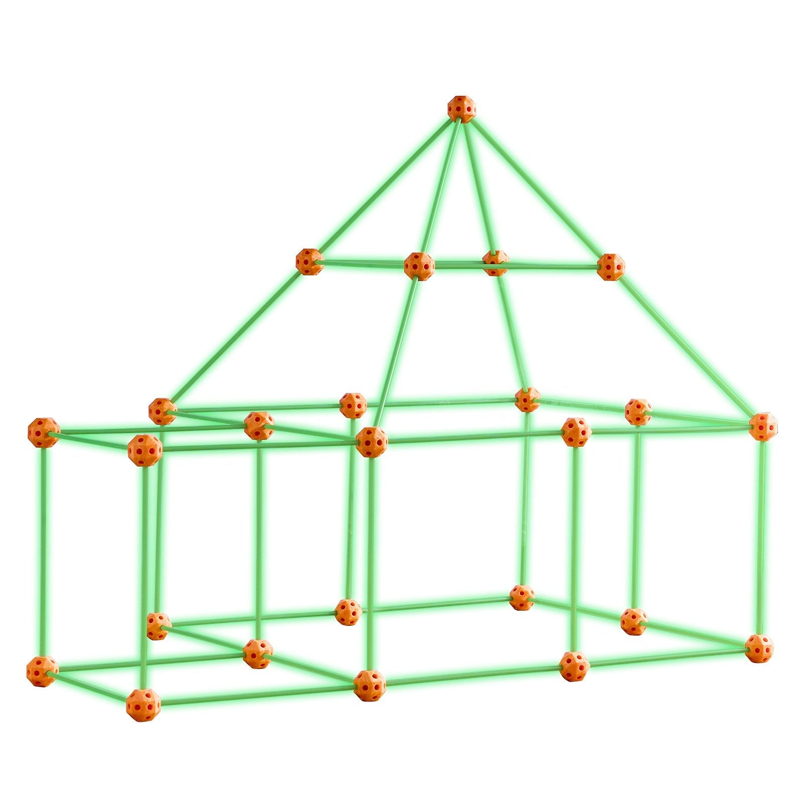 VEVOR Tent Fort Building Kit for Kids Glow In The Dark STEM Construction Toy 85P 