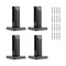 VEVOR Glass Clamp, 4 PCS Square Glass Railing Bracket for 0.31 
