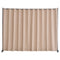 VEVOR Room Divider Portable Panel Room Divider with Wheels Privacy Screen Brown