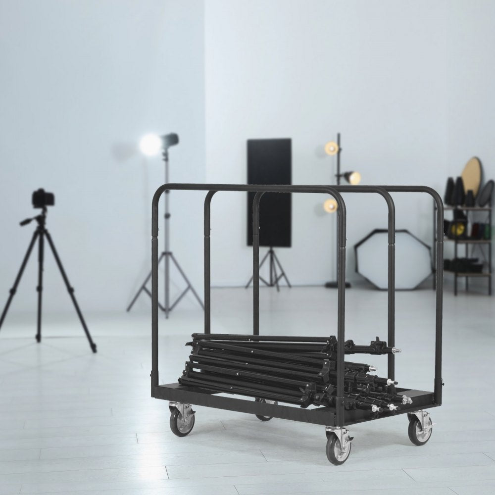 VEVOR Drywall Cart, 1500 LBS Panel Dolly Cart with 36.02" x 24.02" Deck and 5" Swivel Wheels, Heavy-Duty Drywall Sheet Cart, Handling Wall Panel, Sheetrock, Lumber, for Garage, Home, Warehouse 
