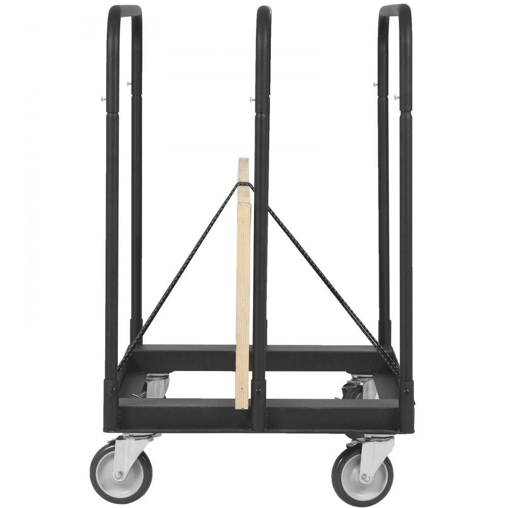 VEVOR Drywall Cart, 1500 LBS Panel Dolly Cart with 36.02" x 24.02" Deck and 5" Swivel Wheels, Heavy-Duty Drywall Sheet Cart, Handling Wall Panel, Sheetrock, Lumber, for Garage, Home, Warehouse 