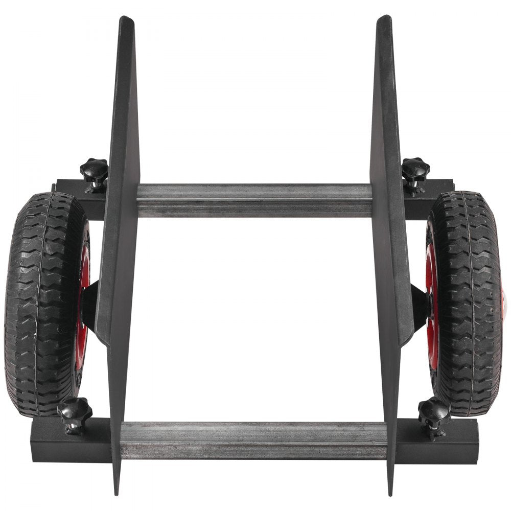 VEVOR Panel Dolly, 600LBS Capacity Slab Dolly, Heavy-duty Drywall Mover with 8" Pneumatic Wheels, Adjustable Clamp Panel Cart for Drywall Sheet, Material Handling, All Terrain Moving Cart 