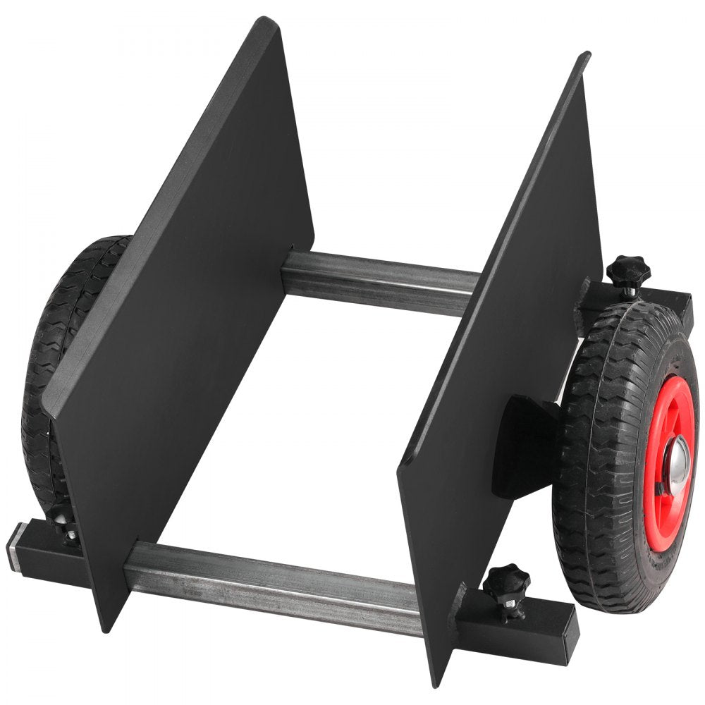 VEVOR Panel Dolly, 600LBS Capacity Slab Dolly, Heavy-duty Drywall Mover with 8" Pneumatic Wheels, Adjustable Clamp Panel Cart for Drywall Sheet, Material Handling, All Terrain Moving Cart 