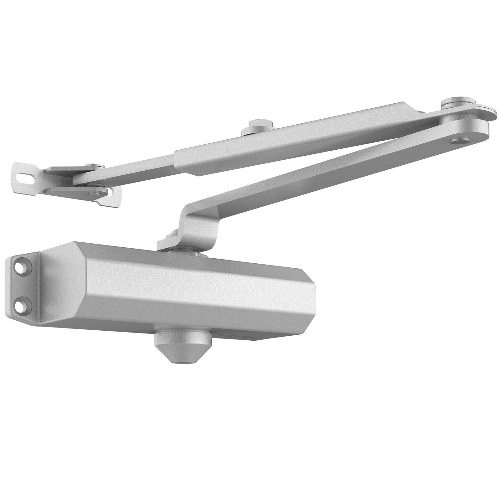 VEVOR 150lbs Commercial Door Closer Heavy Duty Residential Hydraulic Auto Silver 