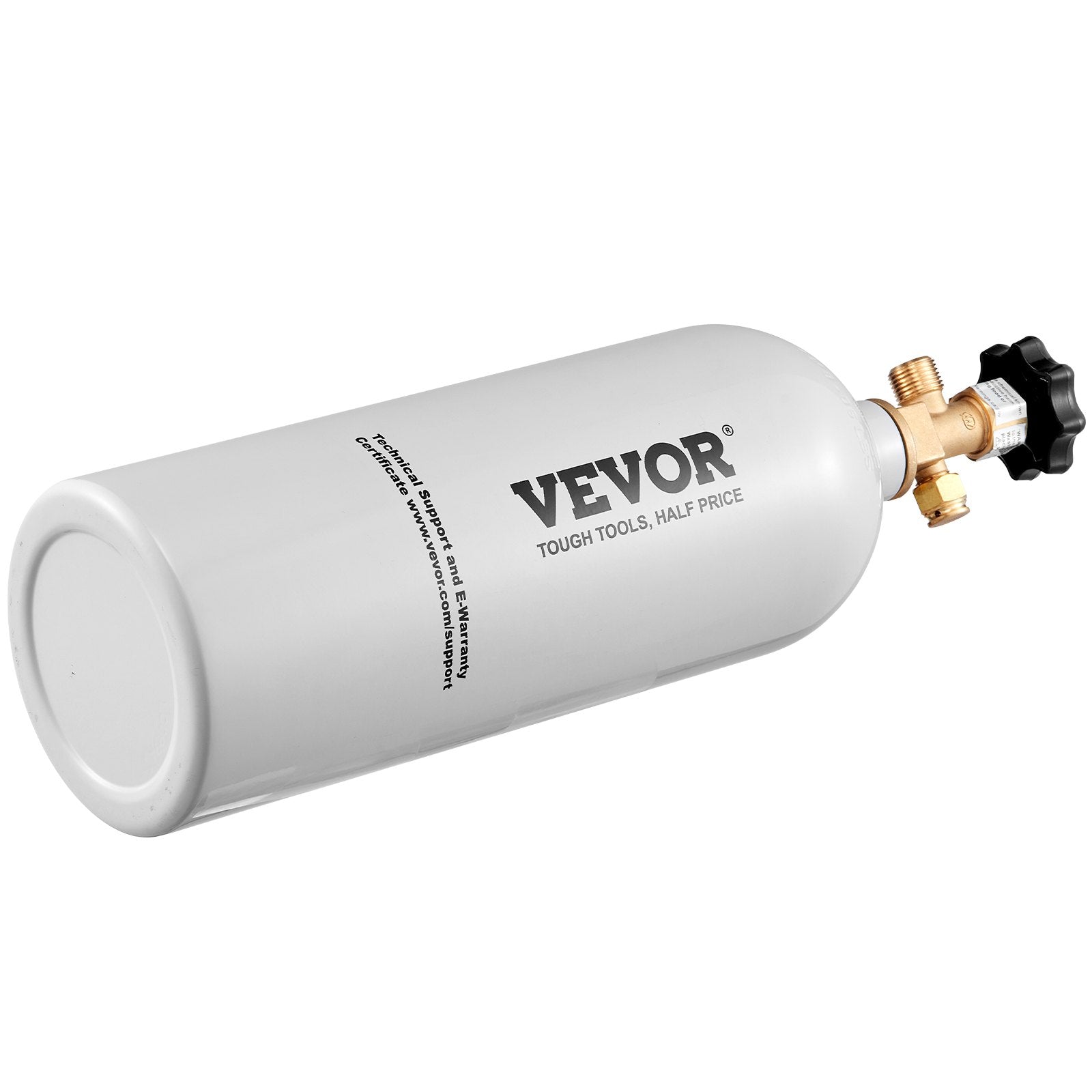 VEVOR 5 Lbs CO2 Tank Aluminum Gas Cylinder, Brand New CO2 Cylinder with Gray Spray Coating, CO2 Air Tank with CGA320 Valve, For Dispensing Draft Soda Beer 