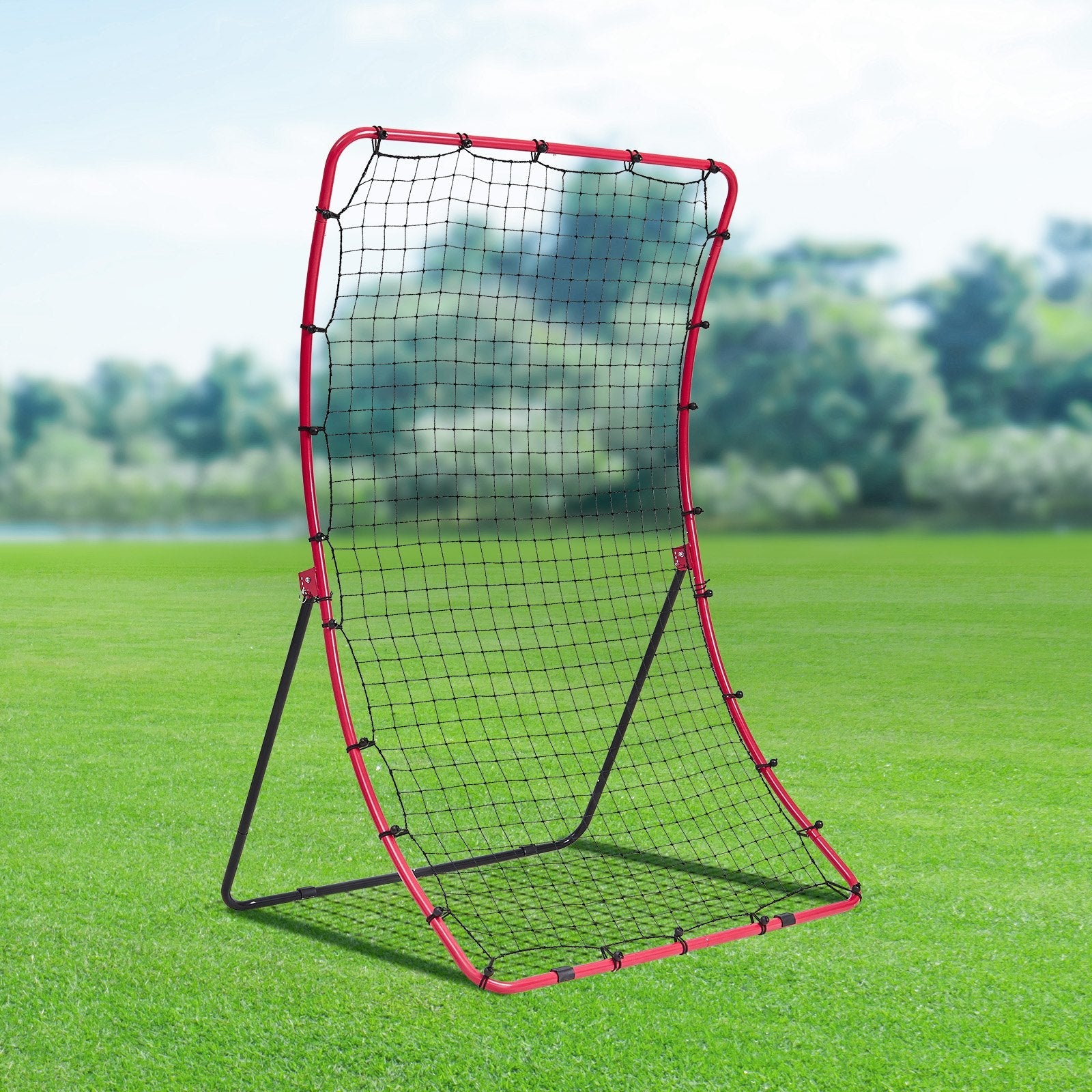 VEVOR Baseball And Softball Rebounder Net 4x5.5 ft PitchBack All Angle Fielding 