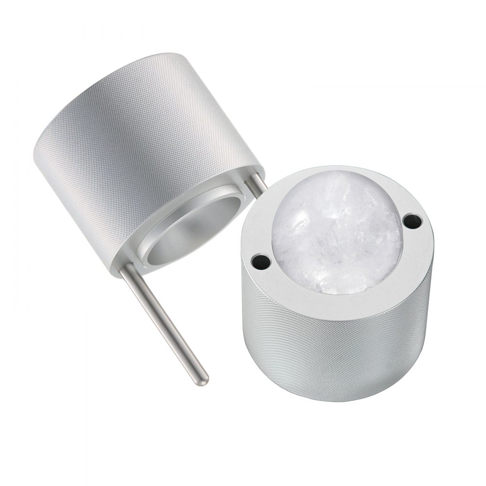 VEVOR Ice Ball Press Ice Ball Maker 2.1"/53mm Ice Press Kit for Whiskey Silver 