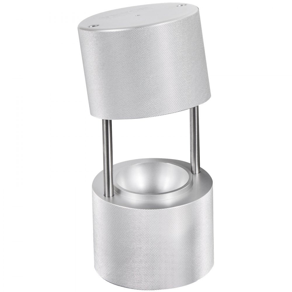 VEVOR Ice Ball Press Kit, Aircraft Al Alloy Ice Press with Ice Block Mold, Large Mat, Tong, Drip Tray, One Glass, Round Ice Ball Maker 2.4"/60 mm Ice Sphere, for Whiskey, Cocktail on Party & Holiday 