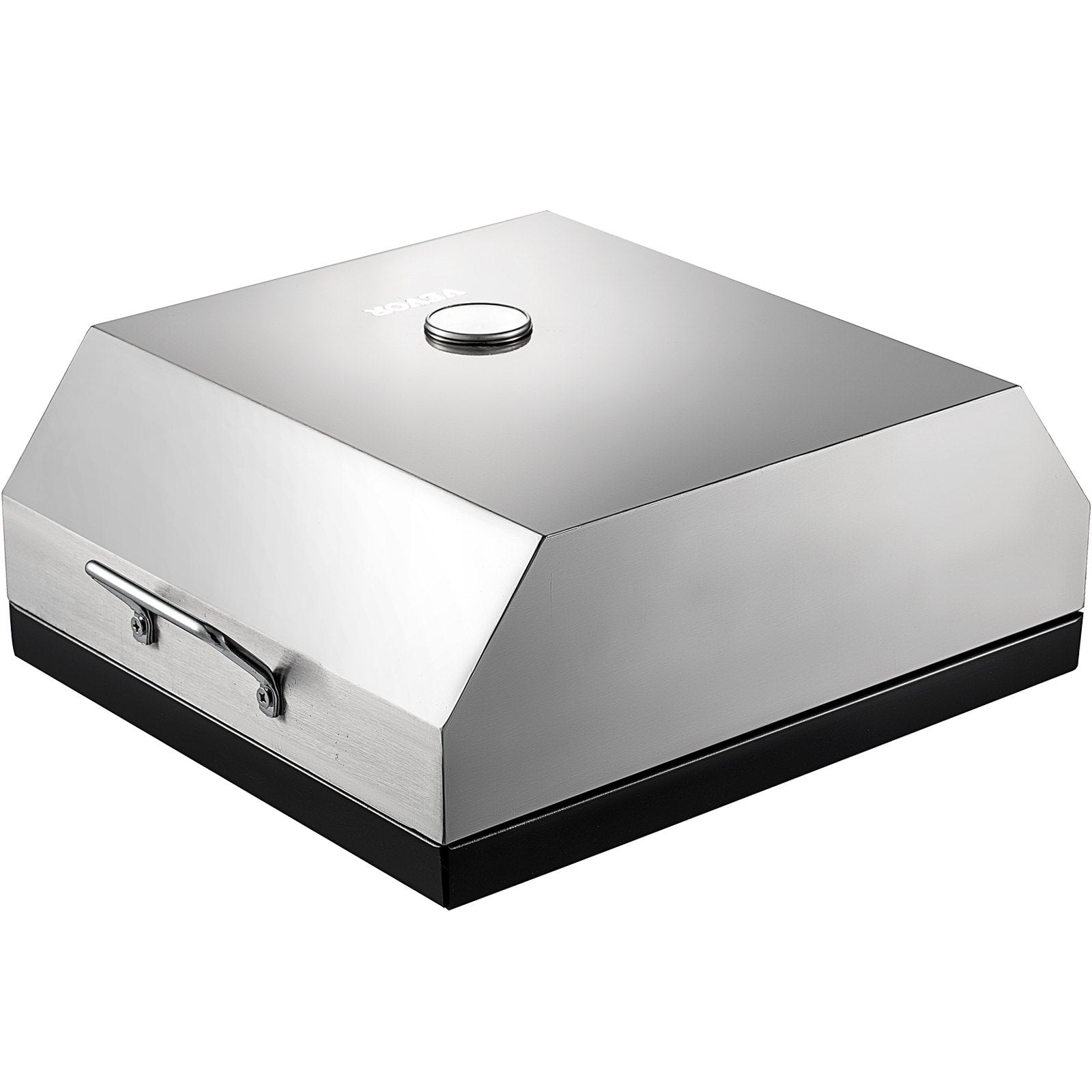 VEVOR Wood Pizza Oven 15.7x13.7x6.2in Wood Fired Pizza Oven Stainless Steel Top Portable Pizza Oven with Stone for Gas or Charcoal Grill Pizza Oven Outdoor for The Garden, Patio, and Courtyard. 