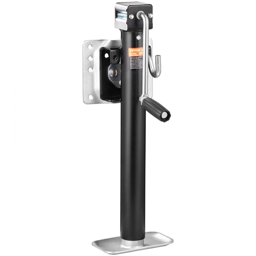 VEVOR Trailer Jack, Trailer Tongue Jack Fix Mount Bolt-on 2500 lb Weight Capacity, Trailer Jack Stand with Handle for lifting RV Trailer, Horse Trailer, Utility Trailer, Yacht Trailer 