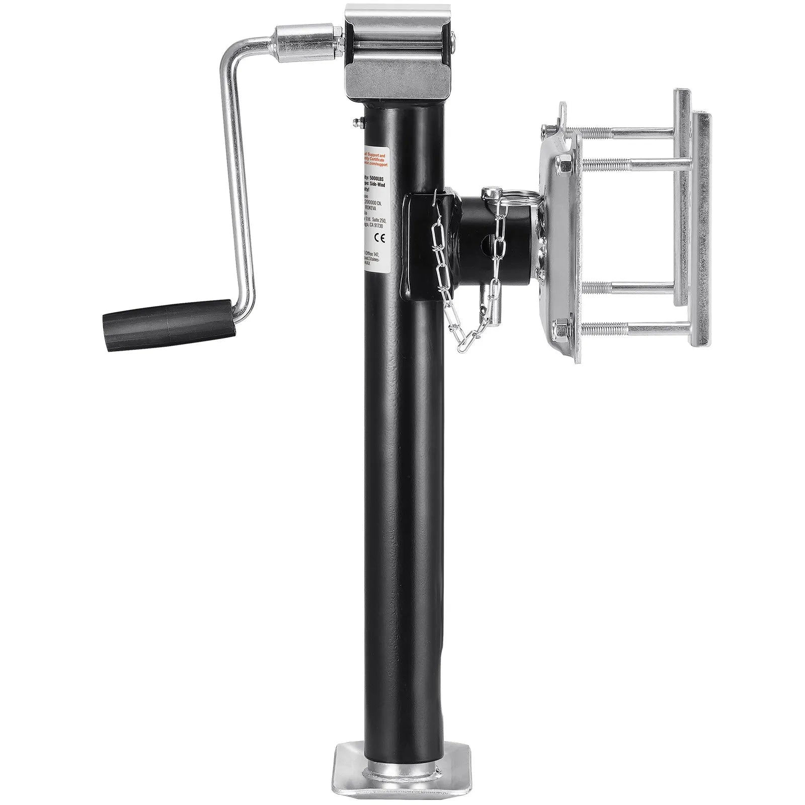 VEVOR Trailer Jack Bolt-on Trailer Tongue Jack 5000 lbs Dynamic Load 14.3" Lift