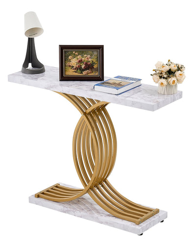 VEVOR Narrow Console Sofa Table Couch Table 39.4 in for Entryway & Living Room 