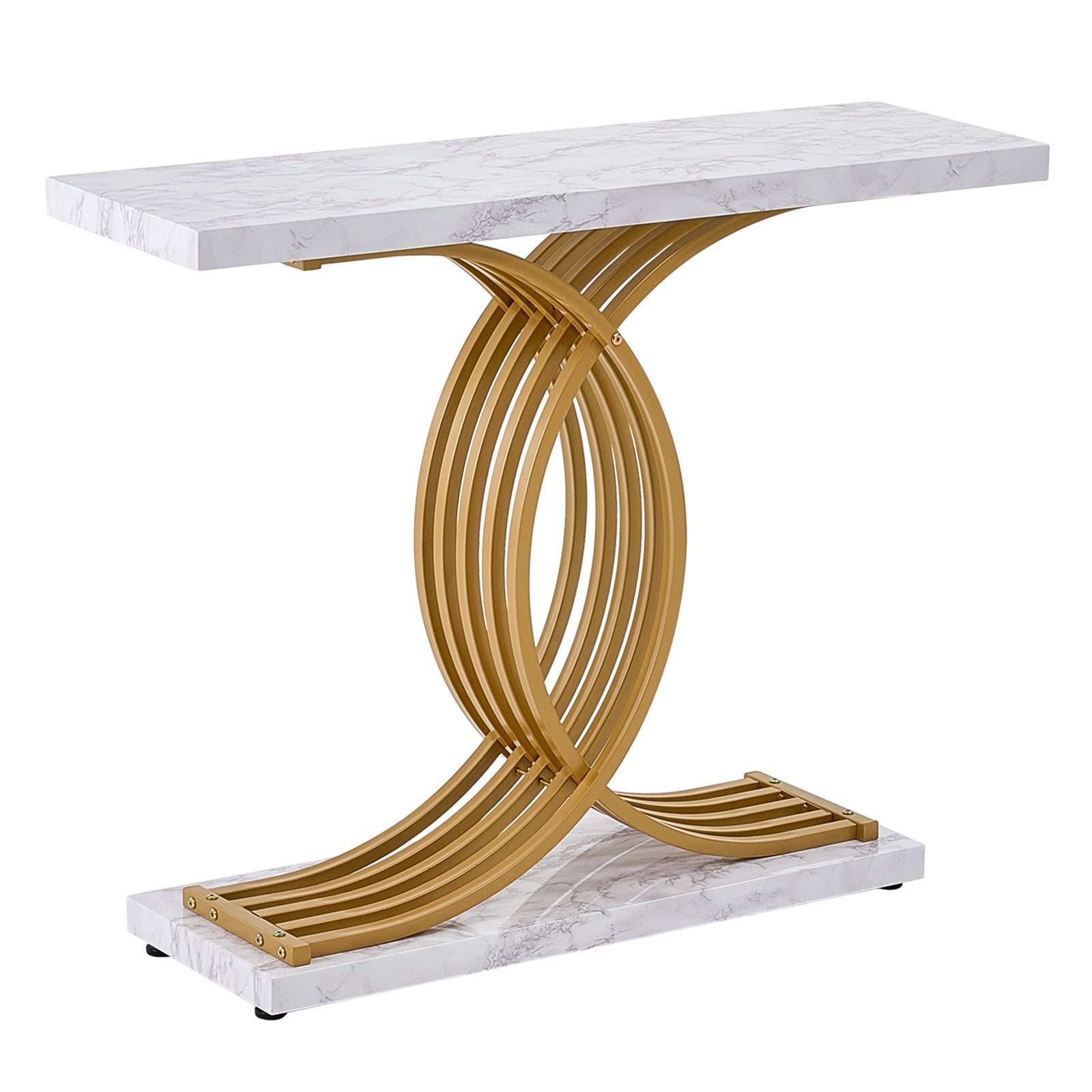 VEVOR Narrow Console Sofa Table Couch Table 39.4 in for Entryway & Living Room 