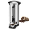VEVOR Commercial Coffee Urn, 110 Cups Stainless Steel Large Coffee Dispenser, 1500W 110V Electric Coffee Maker Urn For Quick Brewing, Hot Water Urn with Detachable Power Cord for Easy Cleaning, Silver
