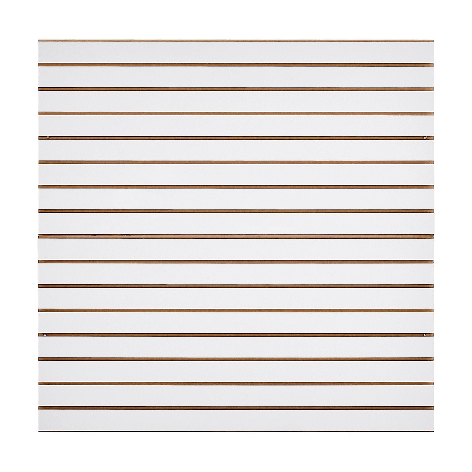 VEVOR 4 x 4 ft Slat Wall Paneling MDF White Garage Slatwall with Modular Design 