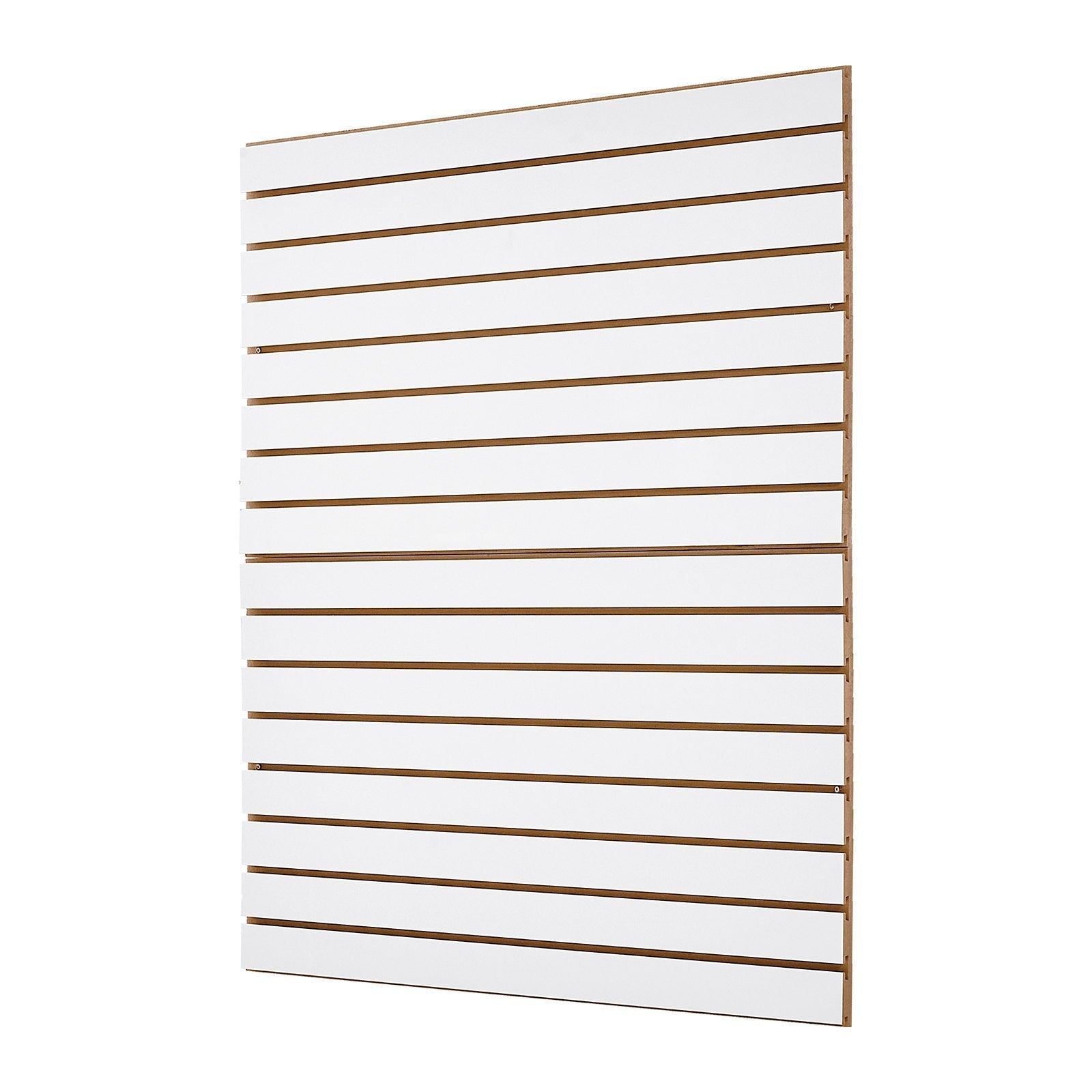VEVOR 4 x 4 ft Slat Wall Paneling MDF White Garage Slatwall with Modular Design 