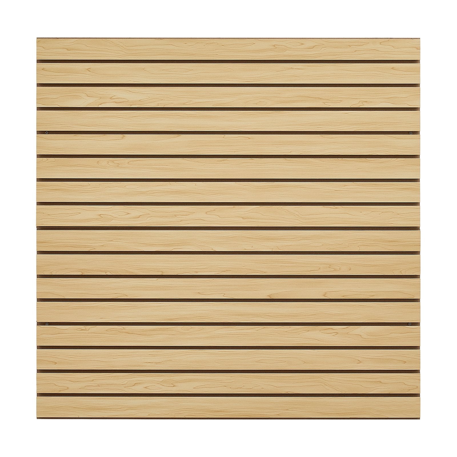 VEVOR 4 x 4 ft SlatWall Paneling MDF Natural Garage Slatwall with Modular Design 
