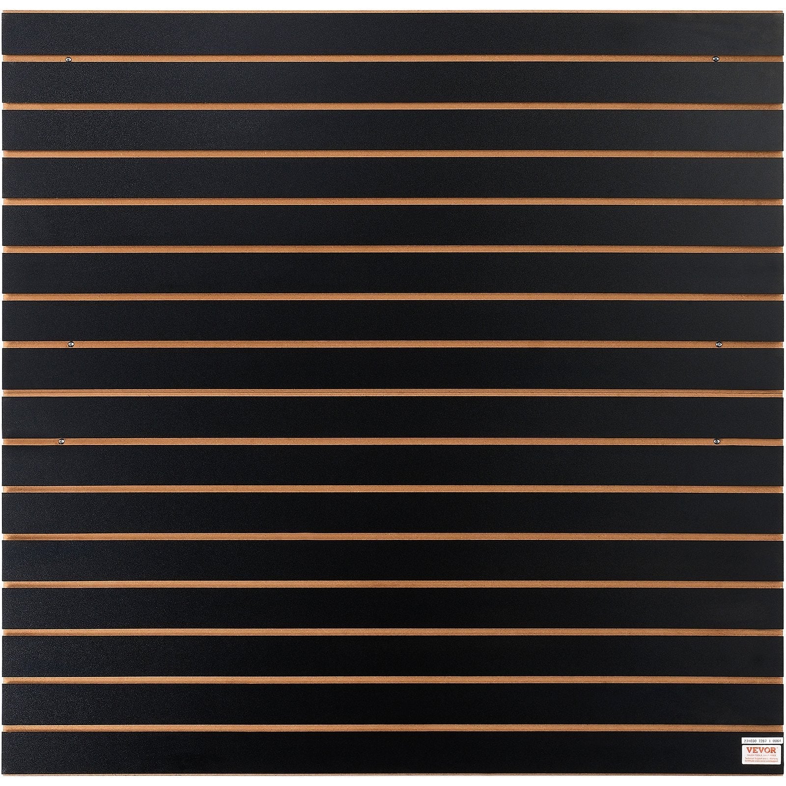 VEVOR Slatwall Panels, 4 ft x 2 ft Black Garage Wall Panels 24"H x 48"L (Set of 2 Panels), Heavy Duty Garage Wall Organizer Panels Display for Retail Store, Garage Wall, and Craft Storage Organization 