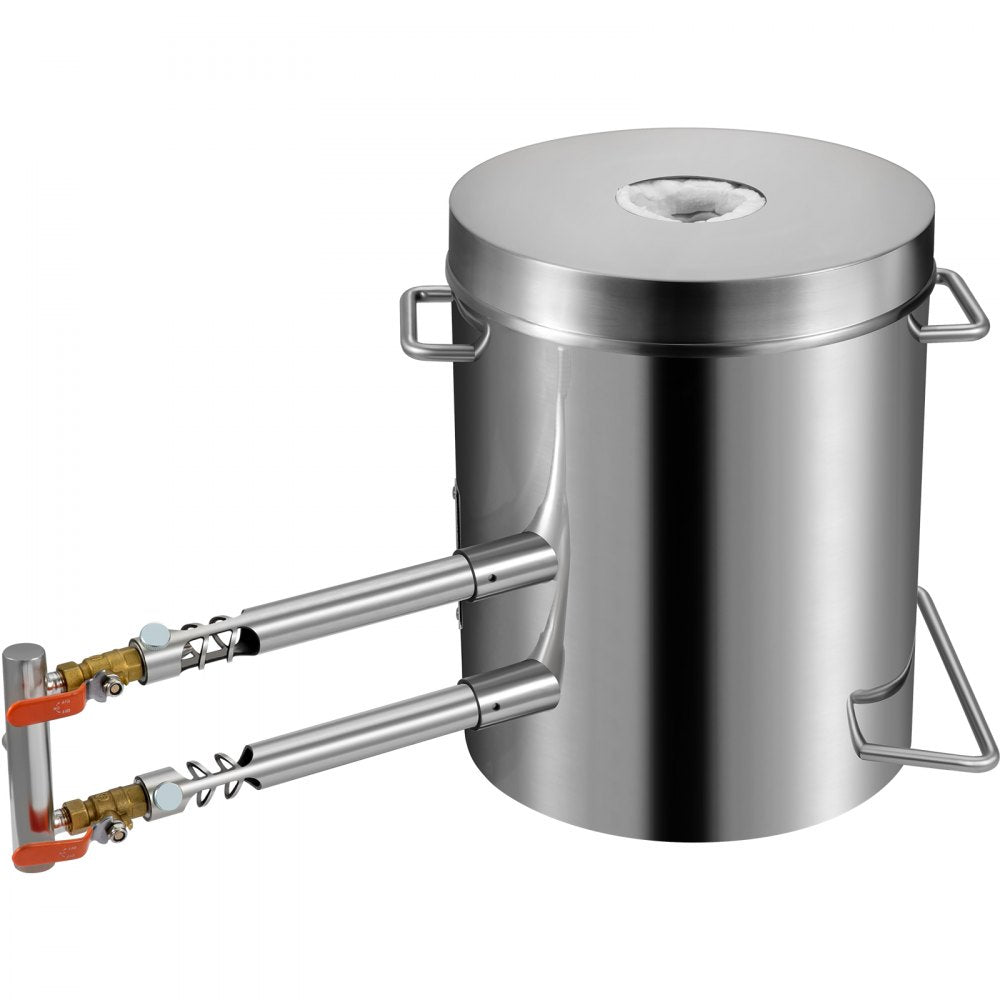 VEVOR 12KG Propane Smelting Furnace Kit Melting Furnace Double Burners 2700? 
