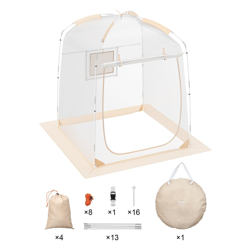 VEVOR Sports Tent Instant Tent Shelter Weather Proof 1 Person Clear Bubble Tent 