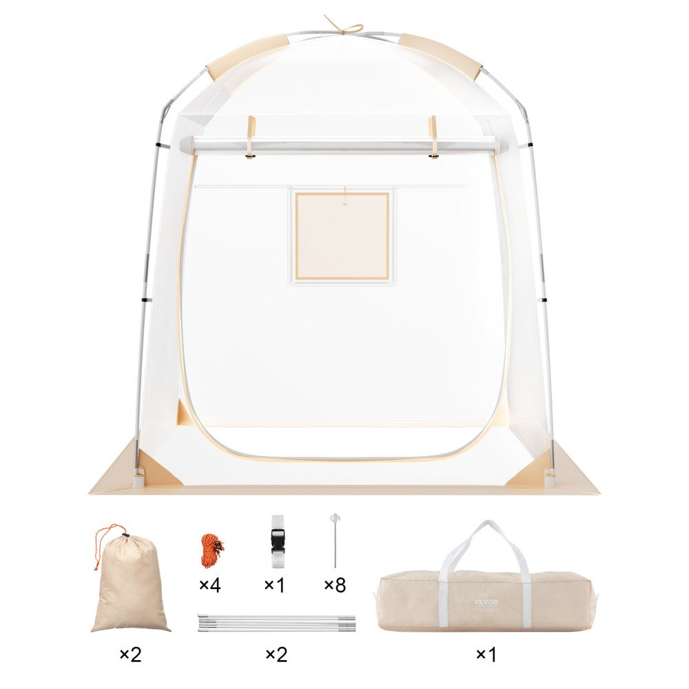 VEVOR Sports Tent Instant Tent Shelter Weather Proof 2-4 People Bubble Tent 