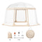 VEVOR Sports Tent Instant Pop-Up Tent Shelter Weather Proof 8-10 People Clear
