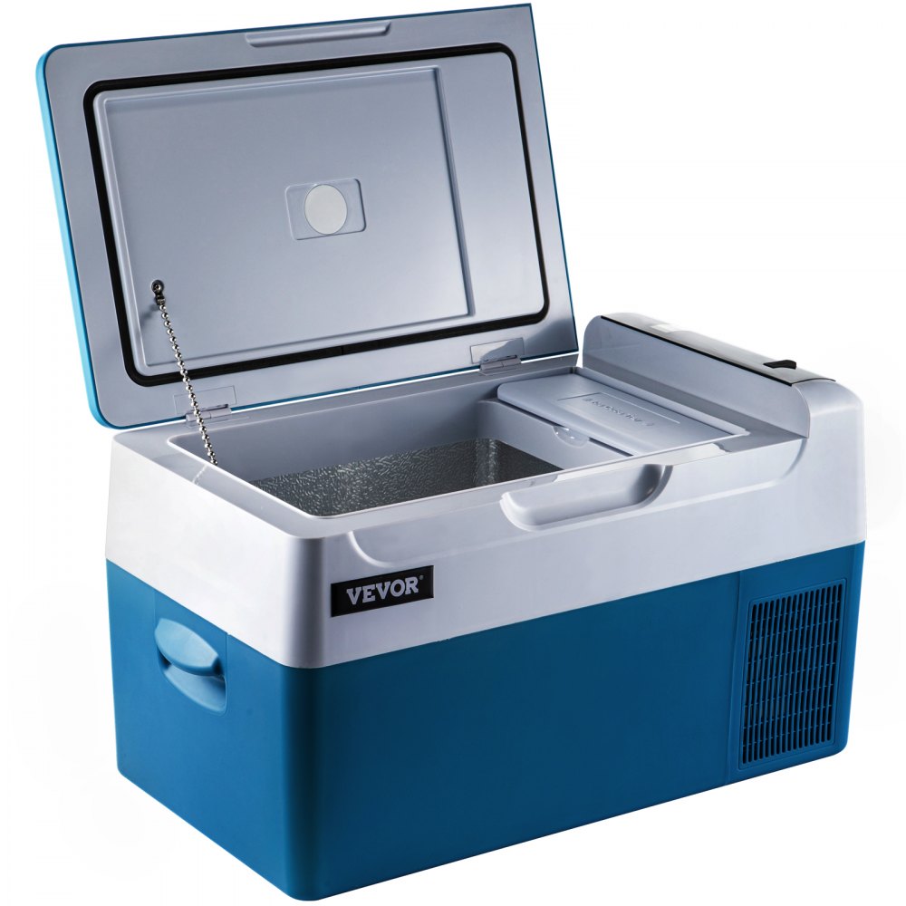 VEVOR Portable Refrigerator 23 Quart(22 Liter),12 Volt Refrigerator App Control(-4?~68?), Car Refrigerator Electric Compressor Cooler with 12/24v DC & 110-240v AC for Camping, Travel, Fishing, Outdoor 