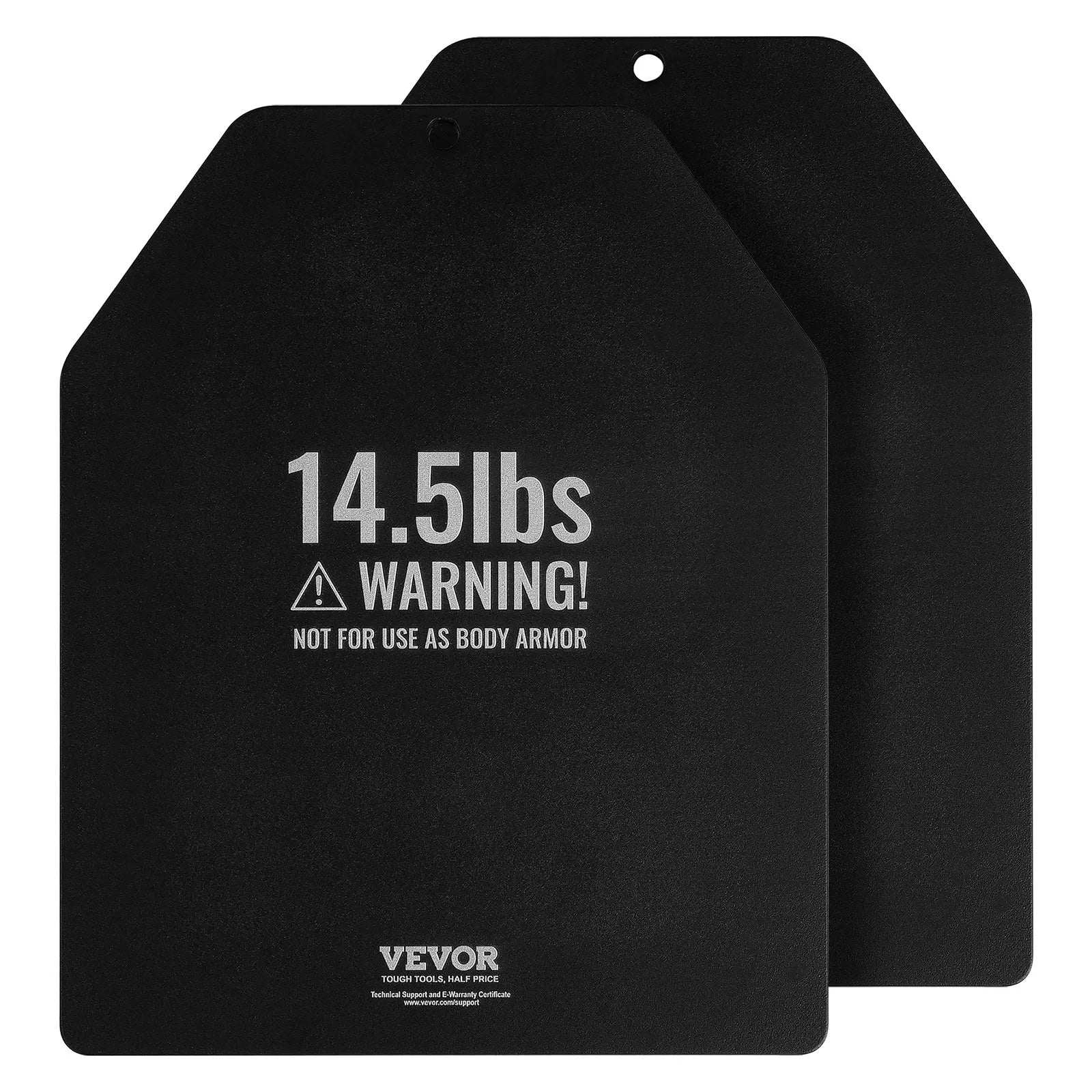 VEVOR Weight Vest Plates for Strength Training Running Workout 2x14.5 LB Plates