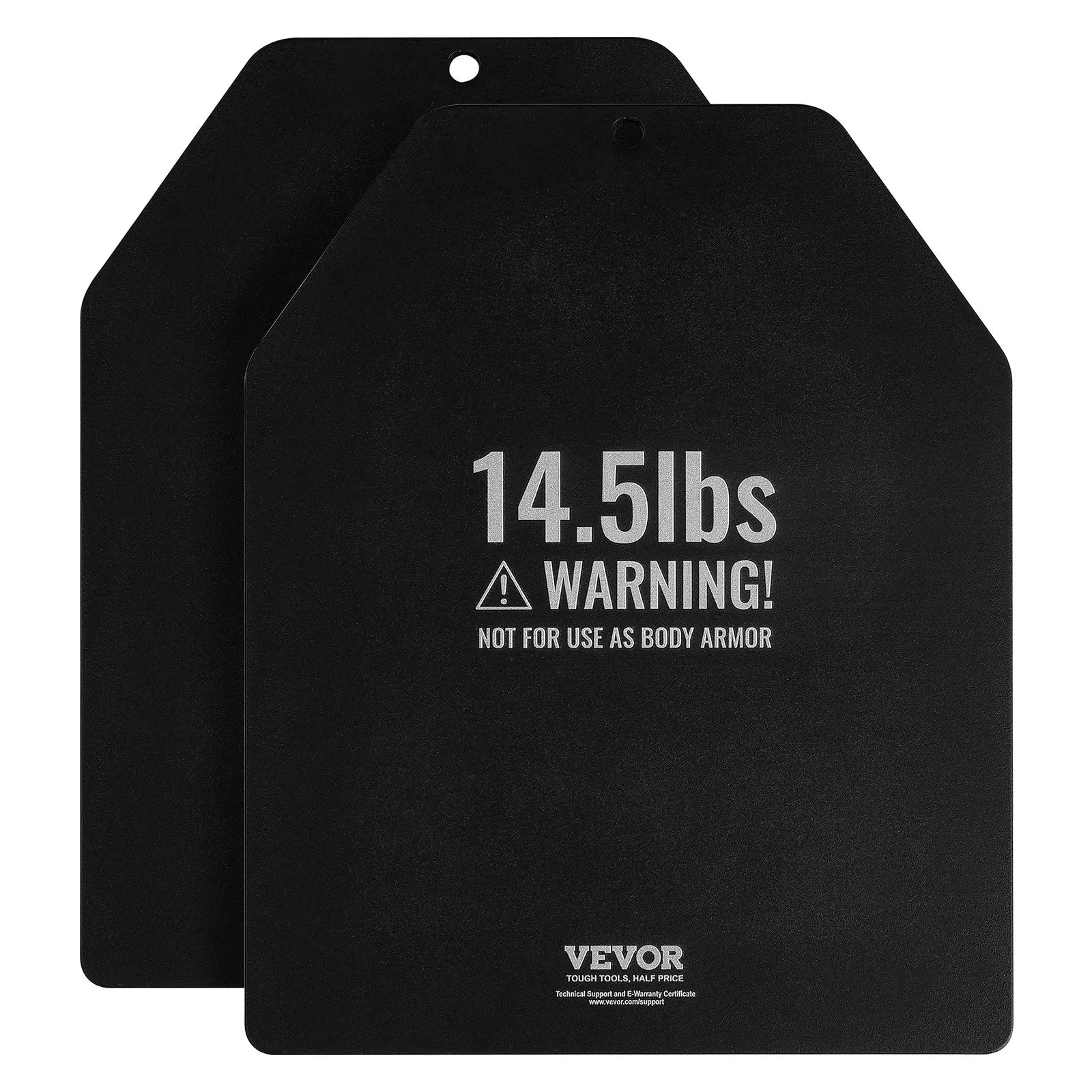 VEVOR Weight Vest Plates for Strength Training Running Workout 2x14.5 LB Plates
