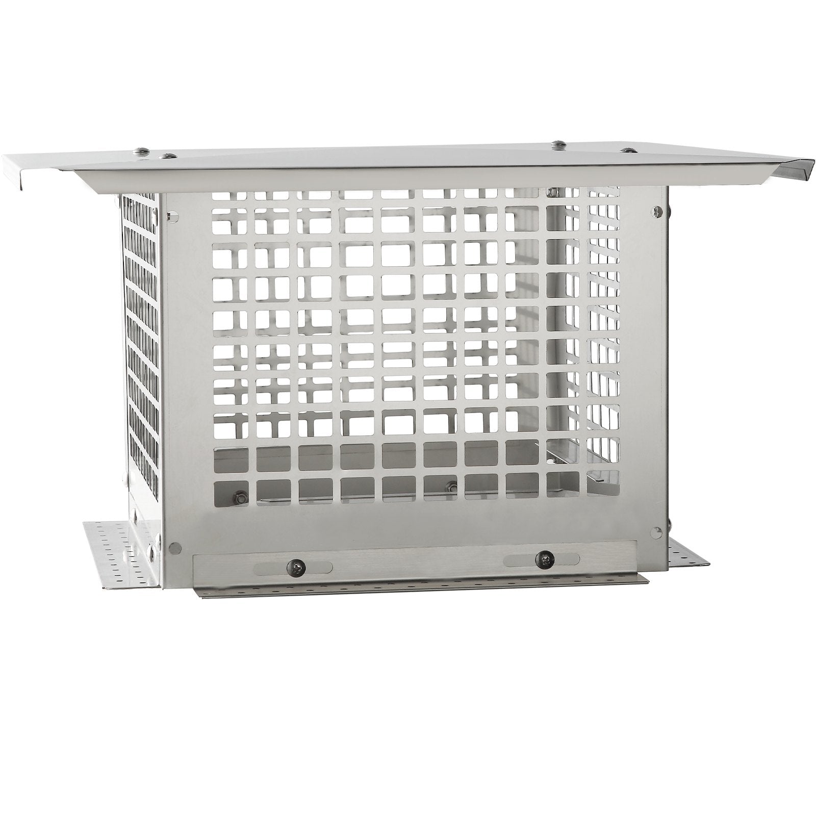 VEVOR Chimney Cap, 12 x 12 inch, 304 Stainless Steel Fireplace Chimney Cover, Not Easily Toppled & Practical Accessories & Easy Installation, Fits Mesh Flue Covers Outside Clay Flue Shingles, Silver 