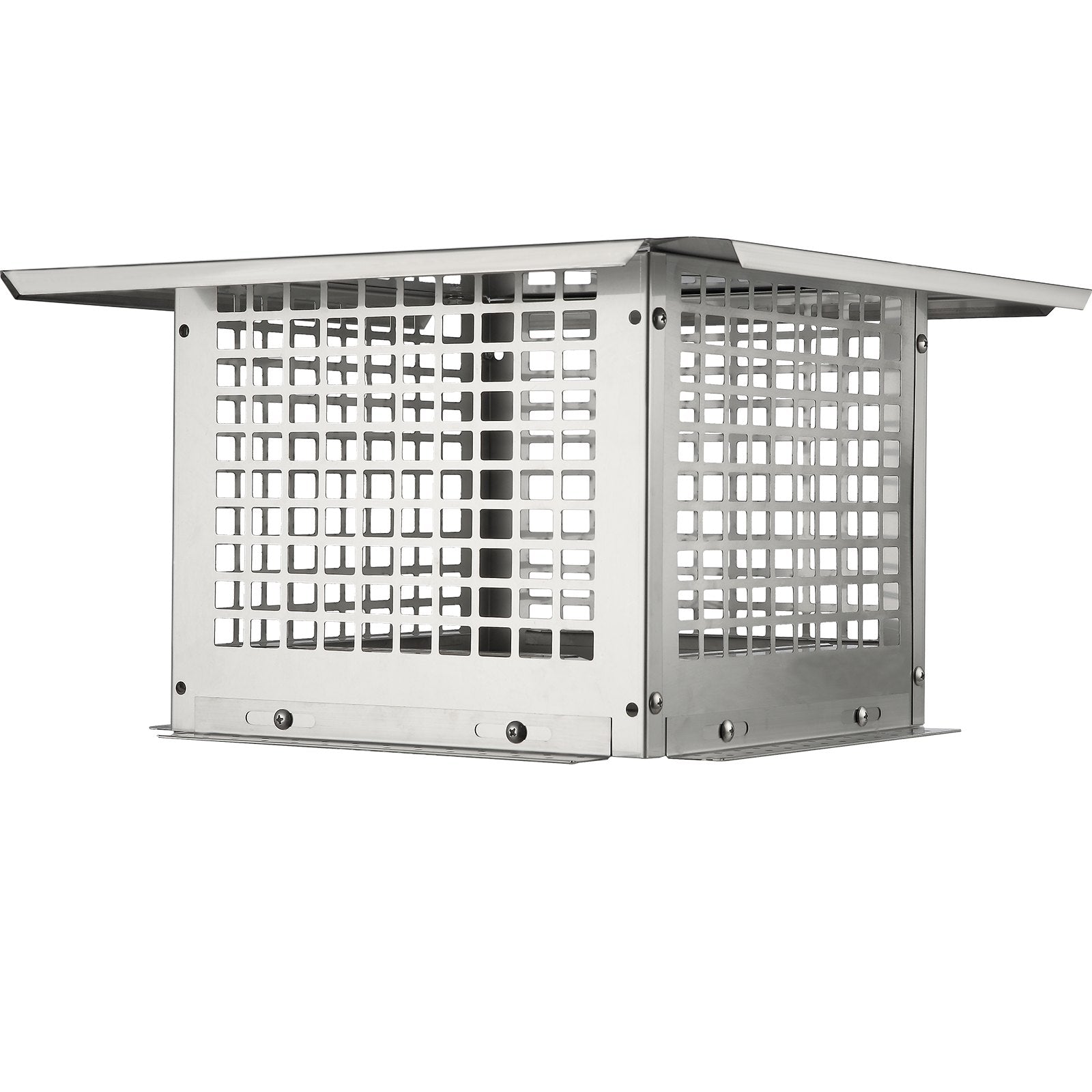 VEVOR Chimney Cap, 12 x 12 inch, 304 Stainless Steel Fireplace Chimney Cover, Not Easily Toppled & Practical Accessories & Easy Installation, Fits Mesh Flue Covers Outside Clay Flue Shingles, Silver 