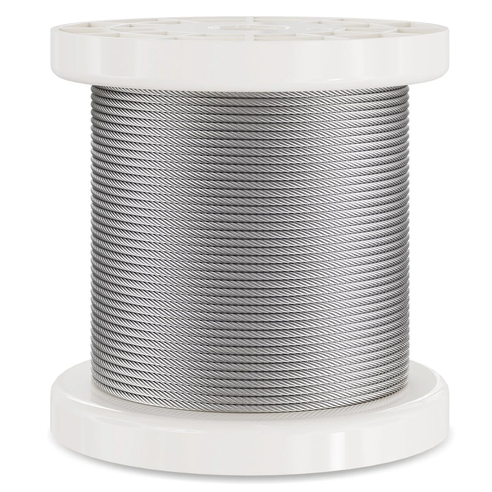 VEVOR T304 Stainless Steel Cable 1/16" 7x7 Steel Wire Rope 330 ft Cable Railing