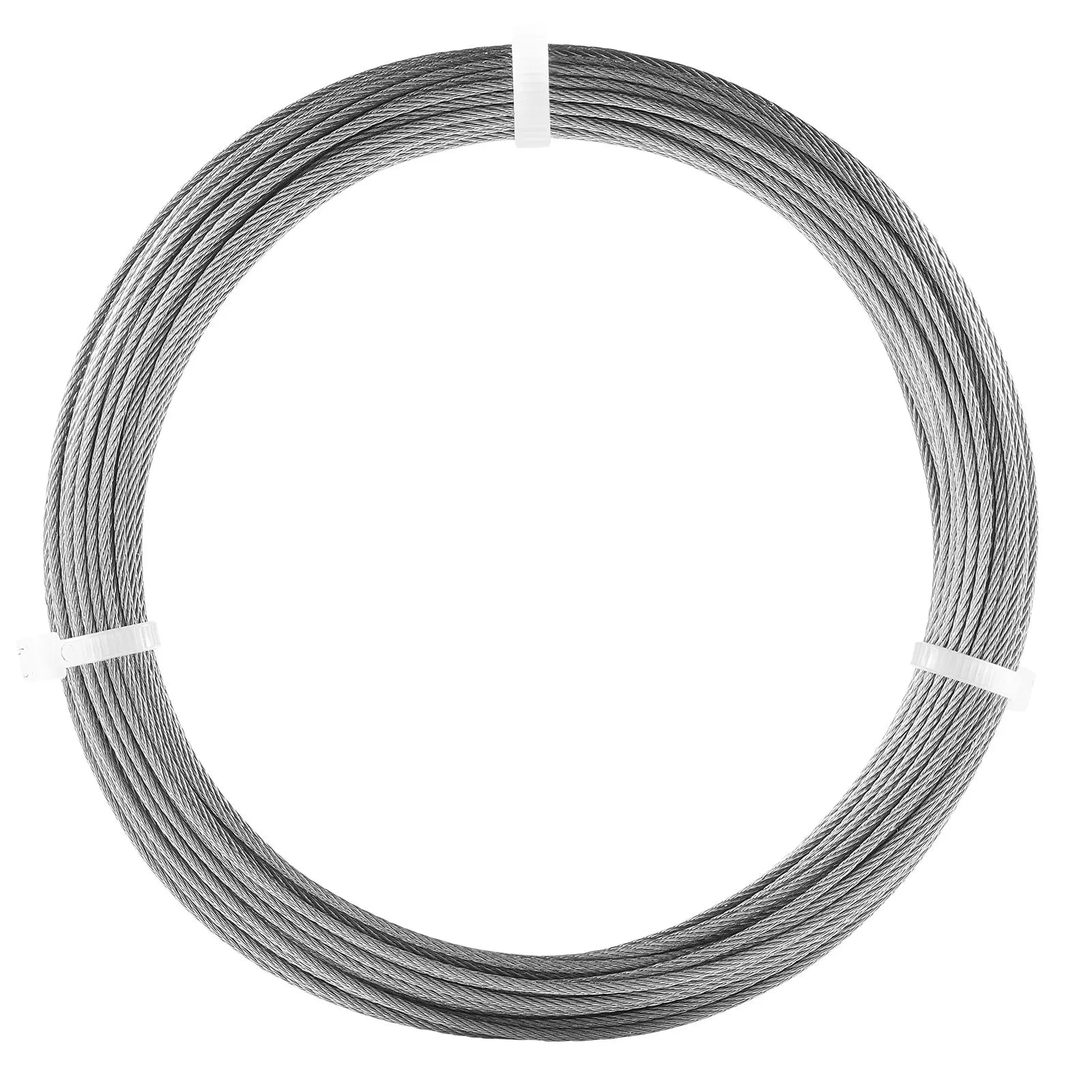 VEVOR T304 Stainless Steel Cable 1/16" 7x7 Steel Wire Rope 66 ft Cable Railing