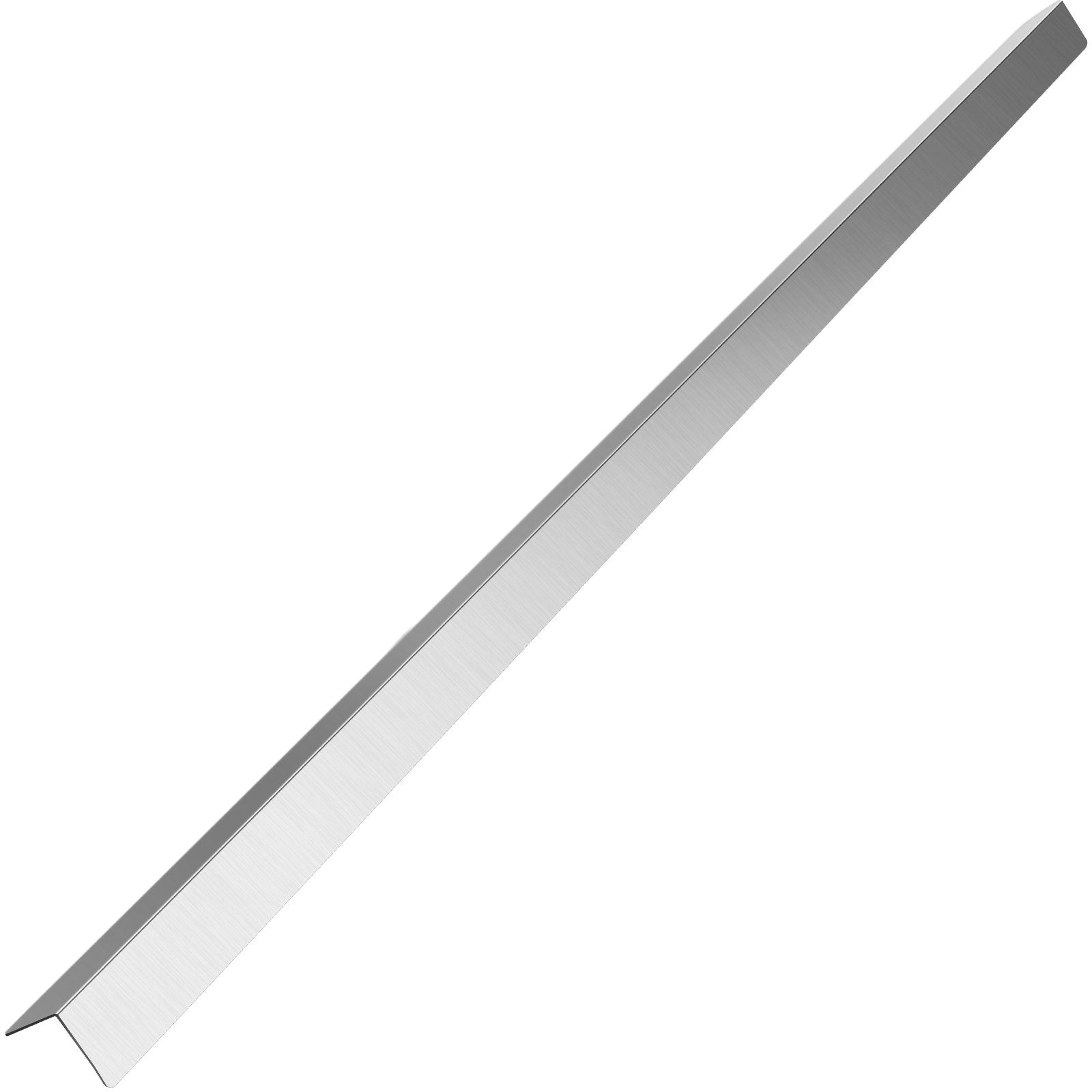 VEVOR Stainless Steel Corner Guards, 1 x 1 x 48 inch, Metal Wall Corner Protector Pack of 10 Corner Guards 20 Ga 304 Stainless Corner Guard with 90-Degree Angle for Wall Protection and Decoration 